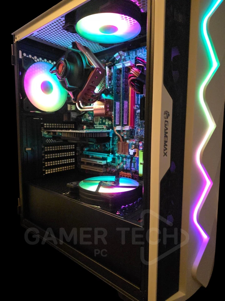 Windows XP Retro Gaming Pc Intel Core 2 Duo 4GB Ram Nvidia 2GB GPU Computer - image 3 of 4