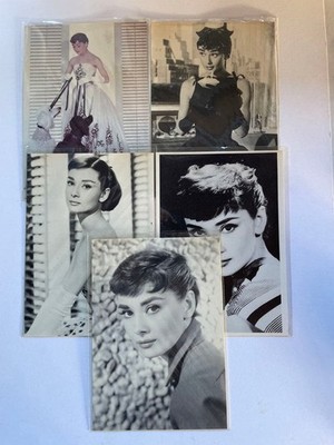 Audrey Hepburn & James Dean Postcard Set 9 Vintage Collectible Used CCG