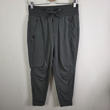 Athleta Pants Women's 2 Trekkie North Jogger Green Zip Pockets Hiking Outdoors