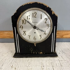 Vintage Art Deco SAession Electric Mantel Clock Model M Forestville CT 1930s