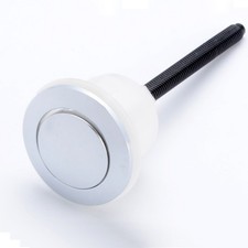 Single Flush Toilet Cistern Round Push Button Fitting Replacement 38mm - 57mm OD
