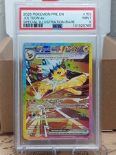 PSA 9 Jolteon ex 153/131 Prismatic Evolutions SIR Graded EN 