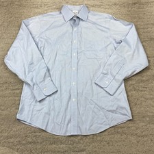Vintage Brooks Brothers Oxford Button Shirt 15.5 - 33 Blue OCBD Formal Dress 90s