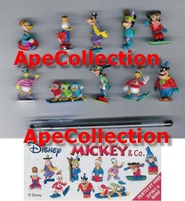 Set 10 Mini Figure 3cm MICKEY SPORT INVERNALI Topolino Paperino DISNEY ZAINI