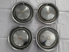 4 1974-1976 Cadillac Fleetwood Deville Hubcaps 4 Hubcaps Oem Good Condition 4 1974-1976 Cadillac Fleetwood Deville Hubcaps 4 Hubcaps Oem Good Condition