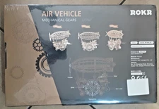 New Sealed ROKR AIR VEHICLE MECHANICAL GEARS 3-D PUZZLE LK702