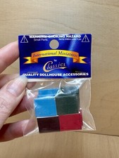 VTG Dollhouse Miniatures 1:12 Filler Books Set 24 Pcs Blank Books NOS NIP