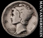 1917-S Mercury Dime- Silver- Scarce Better Date No Reserve #J1859