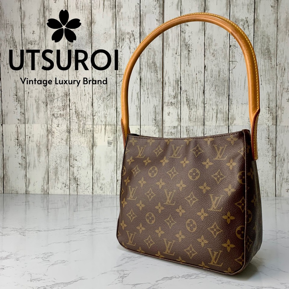 NO IMPORT DUTIES | Louis Vuitton Looping MM Monogram Shoulder Bag Handbag Auth