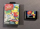 Simpsons: Bart vs. The Space Mutants Game (Sega Genesis, 1992) No Manual Tested