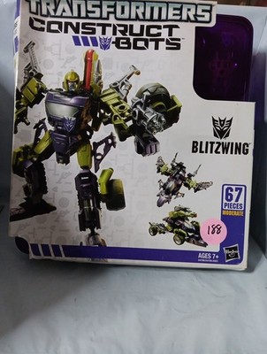 TRANSFORMERS CONSTRUCT-BOTS TRIPLE CHANGER DECEPTICON BLITZWING E1:02 HASBRO MIB