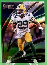 2025 Panini Select - Club Level Xavier McKinney #266 Silver Prizm Green Bay