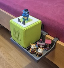 Toniebox Bed Holder with Tonie Storage Compartment | Storage Stand | Bed Mount