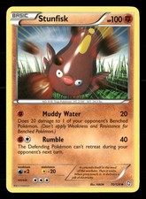 Pokemon TCG Stunfisk Fighting Uncommon Dragons Exalted 70/124 LP