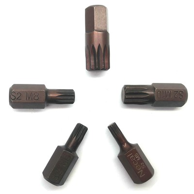 5Pcs 12 Point Triple Square Spline Bit, 12 Point Torx Screwdriver Bits with H...
