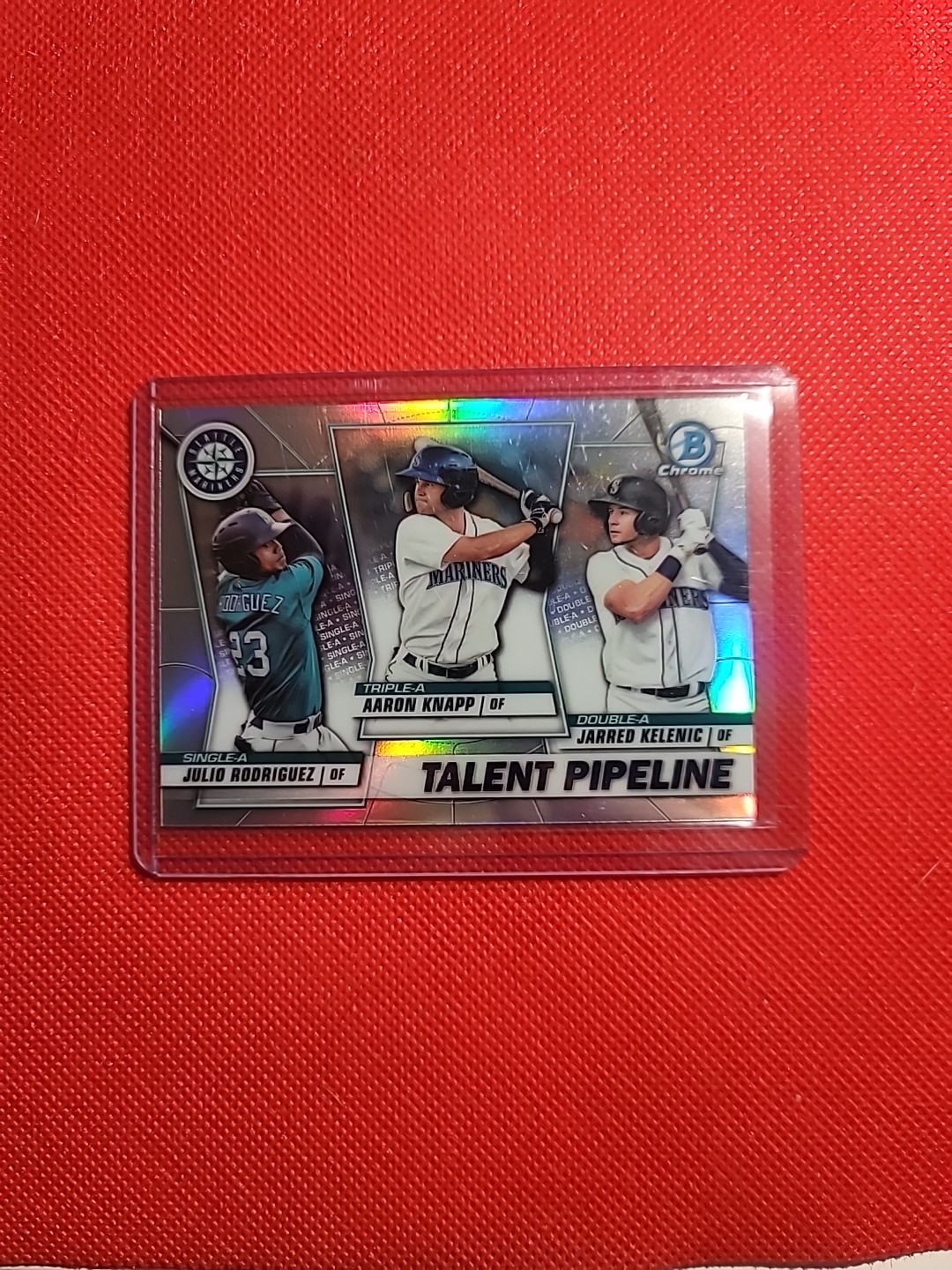 2020 Bowman - Talent Pipeline Trios Chrome Julio Rodriguez, Jarred Kelenic,...