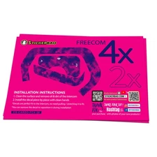 For CARDO Freecom 4X 2X Headsets Protective Wrap Sticker x2 Purple Dot