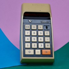 Vintage 1970s Texas Instruments Datamath TI-2500B Calculator, Untested, VGC