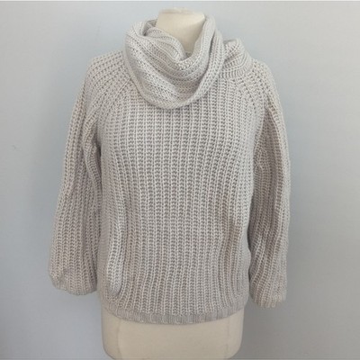 Women's MaxMara Weekend Cream Sweater Small Made in Romania