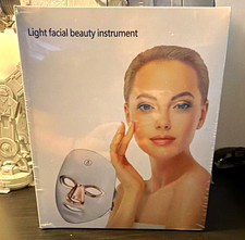 LED Light Therapy Face Mask Device for Women Skin Care, White
