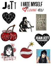 Joan Jett Classic Rock stickers