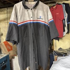 2xl Red Kap GM Goodwrench Auto Mechanics Work Shirt Distressed Free Shipping