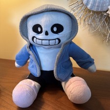 Undertale Sans Plush with Removable Hoodie 10" Official Plushie Figure Statue
