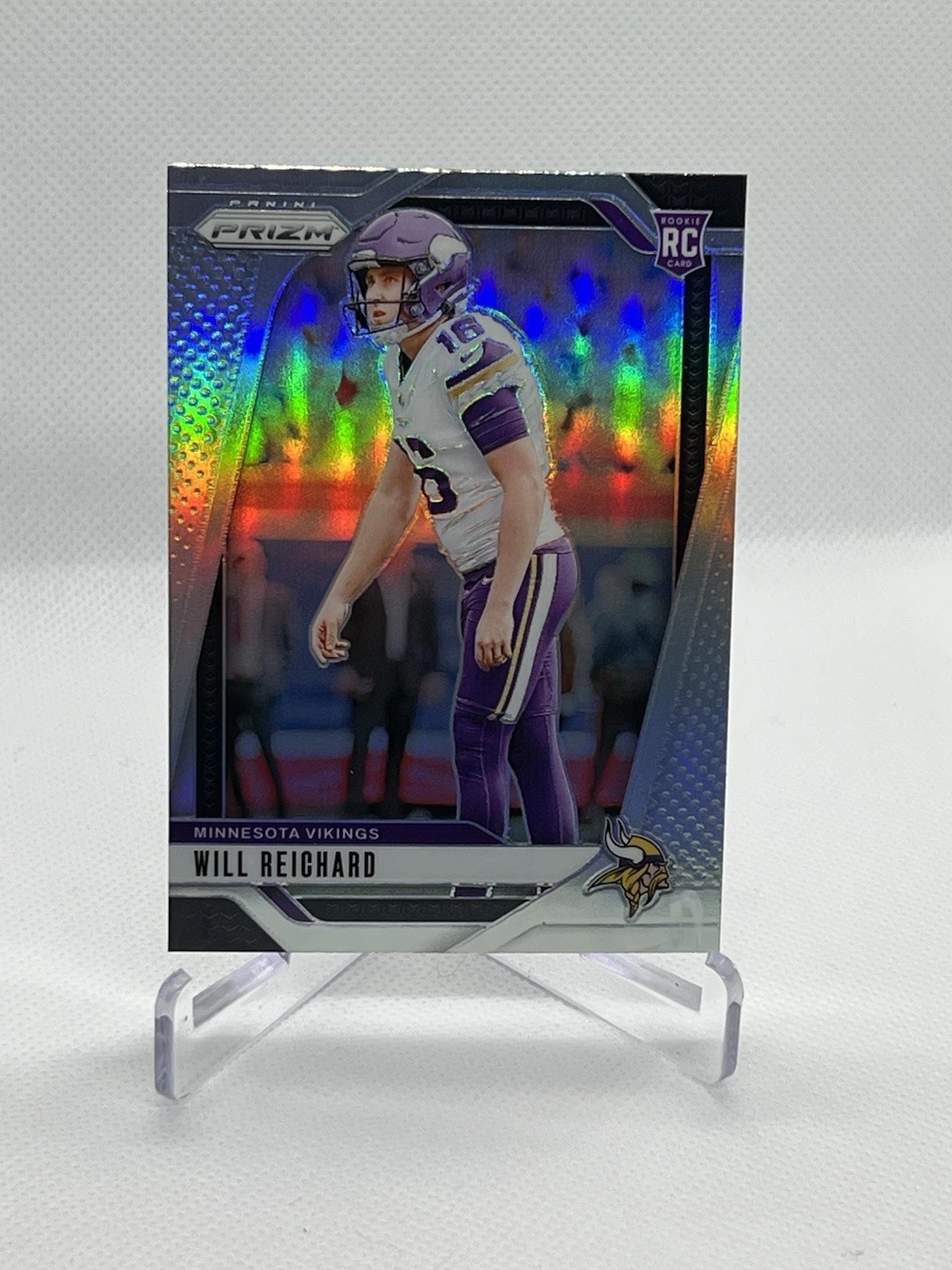2024 Panini Prizm - WILL REICHARD - # 396 RC Rookie Silver - Vikings 🔥🔥