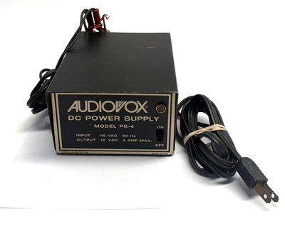 Vintage Audiovox 4 AMP DC Power Supply PS-4