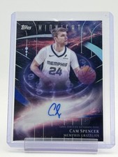 CAM SPENCER 2025-26 TOPPS MIDNIGHT STROKE OF MIDNIGHT AUTO #SM-CS Q2371