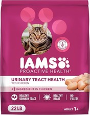 IAMS Proactive Health Adult Urinary Tract Healthy Dry Cat Food with Chicken, 22