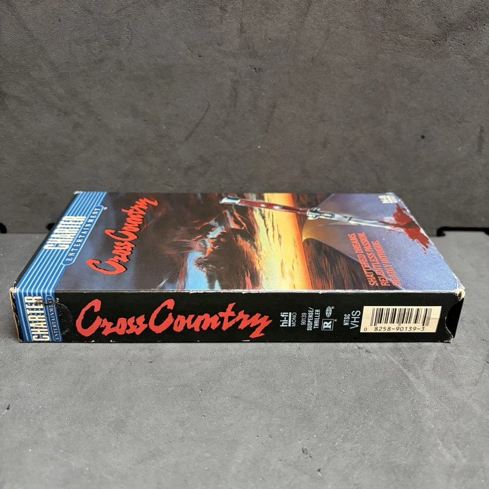 Cross Country VHS 1983 Richard Beymer Nina Axelrod Paul Lynch Suspense Thriller - Imagem 4 de 4