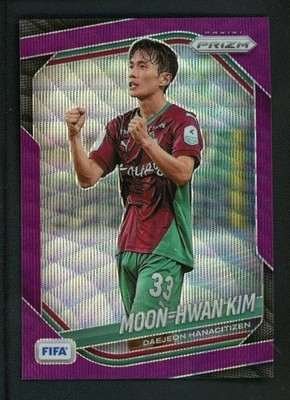 2025-26 MOON HWAN KIM 14/49 PANINI PRIZM FIFA WAVE PURPLE