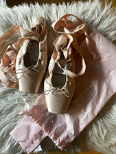 Decathlon BIS Spitzenschuhe Satin Rosa Beige Damen EUR 39 Medium ganze Sohle