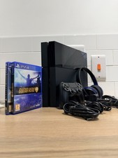 Sony PlayStation 4 (PS4) - 500GB - Black Console, Controller & Wires Beautiful