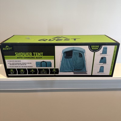 Quest Shower Tent w/ Changing Room - 4 x7 