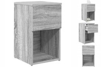 Nachttisch Nachtschrank Nachtkommode Graues Sonoma 29X31,5X49 Cm Holzwerkstoff