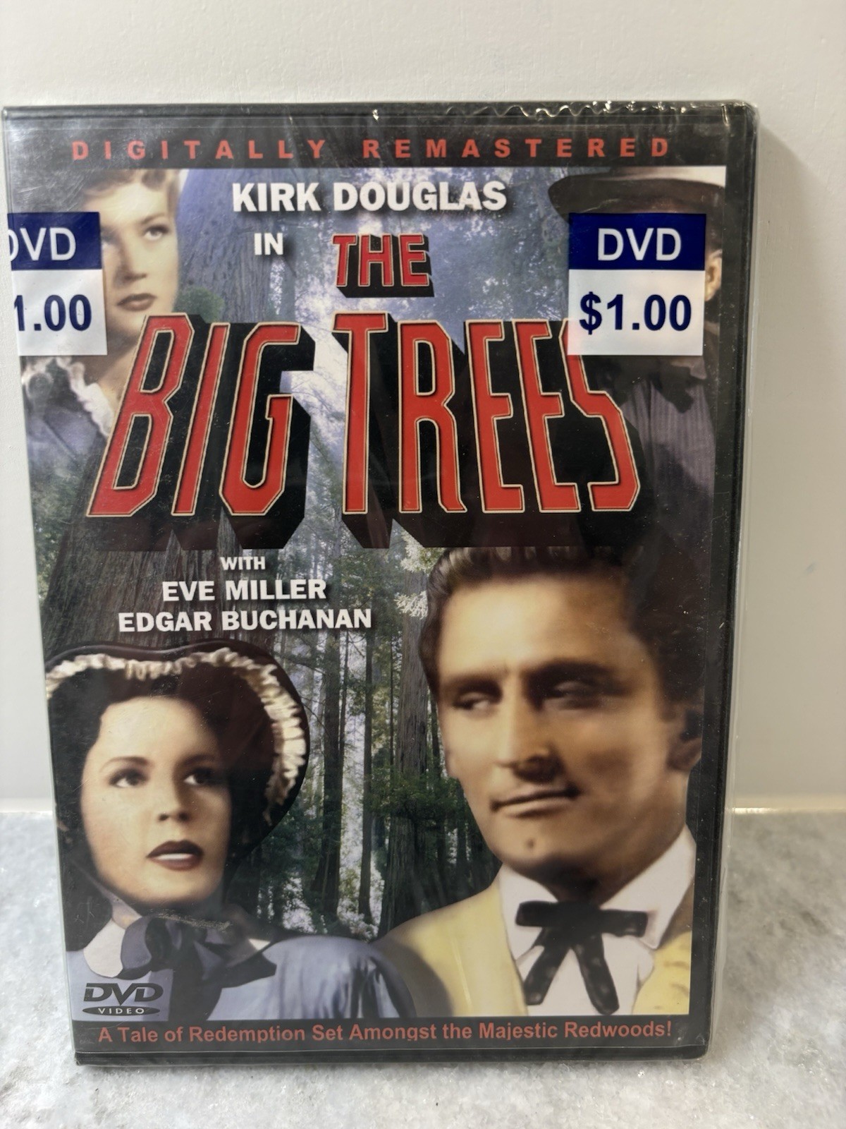 The Big Trees (DVD, Slim Case, Sealed/BN) Kirk Douglas