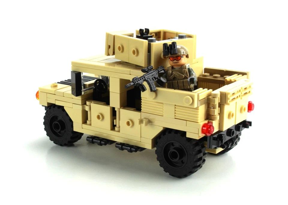Army Tactical Gun Truck minifigure custom military set made w/ real LEGO® bricks - Image 4 of 4