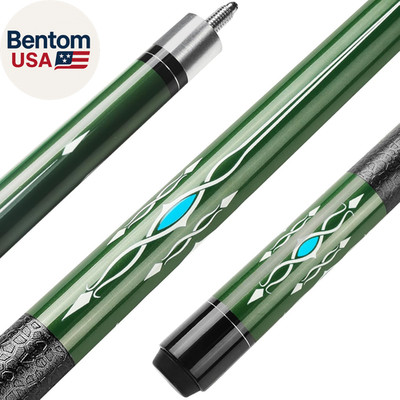 Pool Cue, 58'' Pool Cue Sticks for Adults with 13MM Tips Canadian Maple Wood Leat