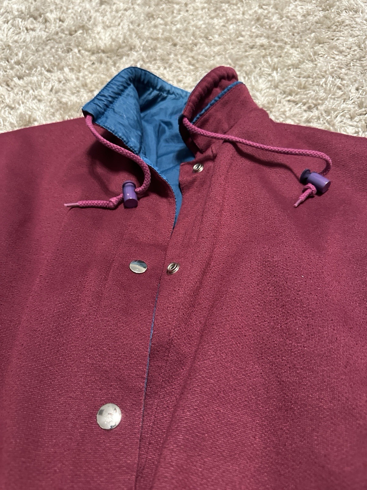 Vintage Simply Basic Reversible Jacket Womens M B… - image 6