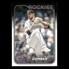 Austin Gomber #340 2024 Topps Colorado Rockies Baseball Card MLB