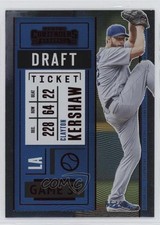 2020 Panini Contenders Draft Ticket Purple 85/99 Clayton Kershaw #88 o7m