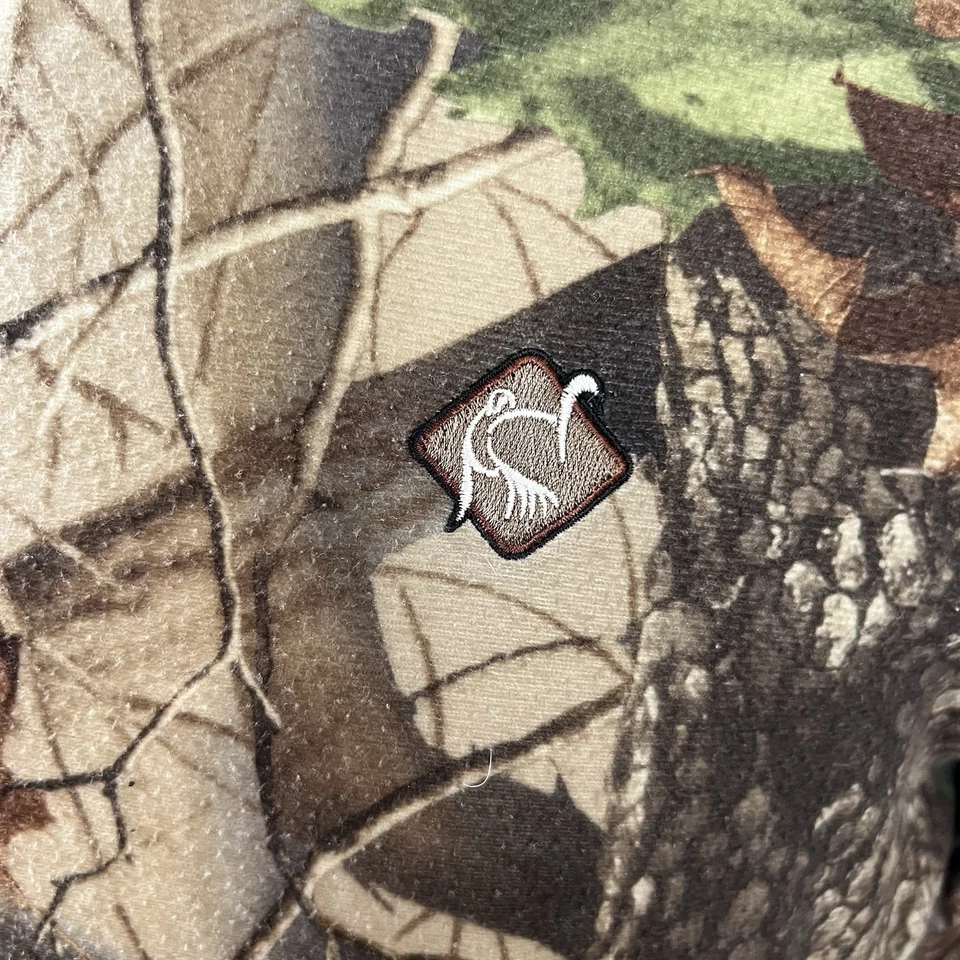 Ol Tom Technical Turkey Gear XL Shirt Realtree Hardwoods Men Mock Long Sleeve - Image 2 of 4