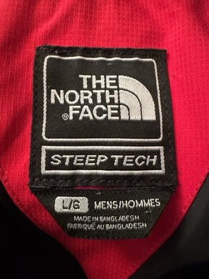 #ad The North Face Steep Tech Red Black Men#x27;s Ski Parka Jacket L G Outdoor Winter $500.00
