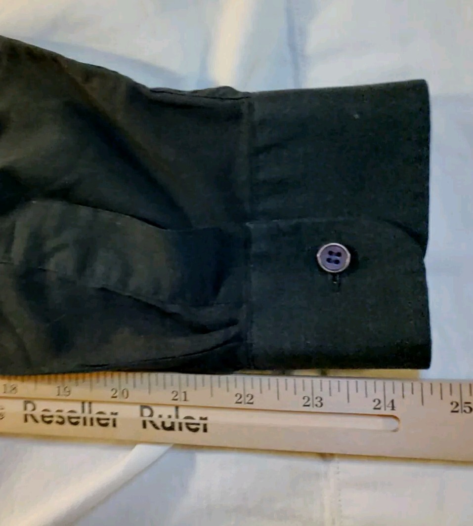 Men Countess Mara Solid Black Soft Knit Long Slee… - image 6