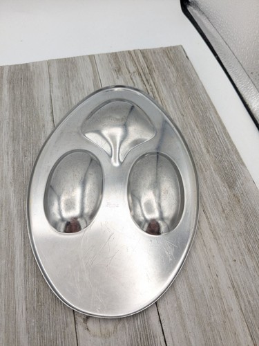 Vintage Vernco #1 Stainless Steel Spoon Rest Egg Shaped 8 1/4" Japan - Picture 3 of 6