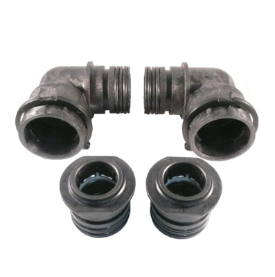 ''New'' Kinetico Water Softener Mach 90 Elbow Connectors w/ 1'' Shark-bite Adapters