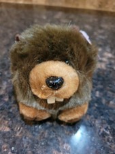 Vintage Swibco Puffkins Chompers Beaver Style 6608 Stuffed Plush Stuffed Animal