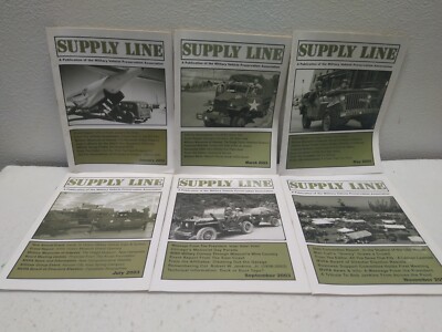 Supply Line Lot 6 2003 Full Year Magazine Issues MVPA